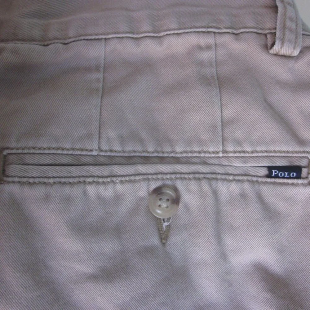 Ralph Lauren Polo Tan Cotton Shorts Size 32